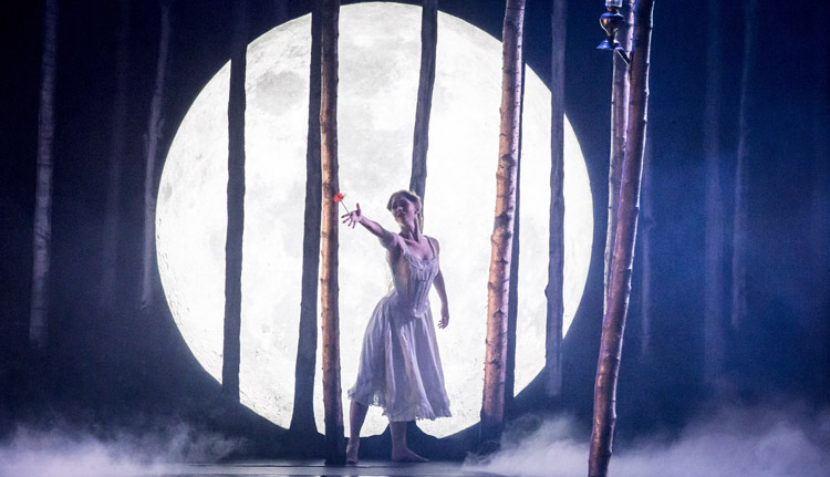 Matthew Bourne's SLEEPING BEAUTY. Ashley Shaw (Aurora) 2. Photo by Johan Persson