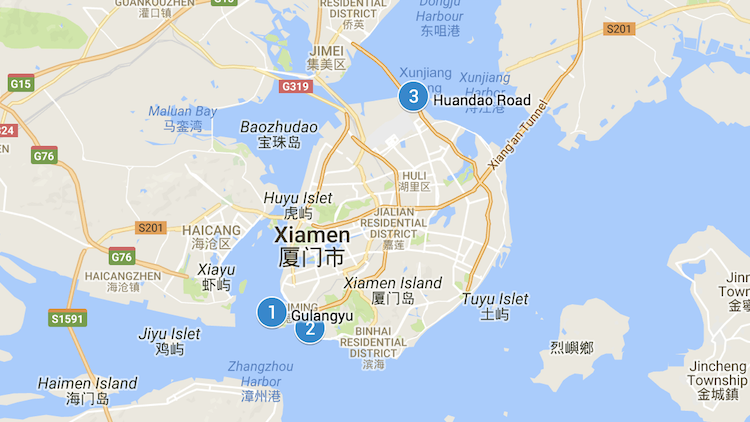 yantian port map